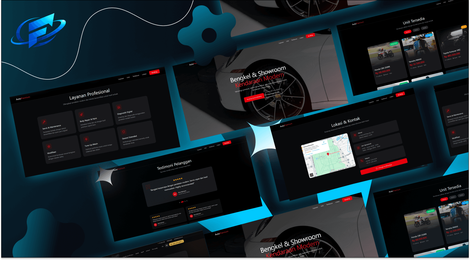 Bengkel & Showroom Kendaraan Modern