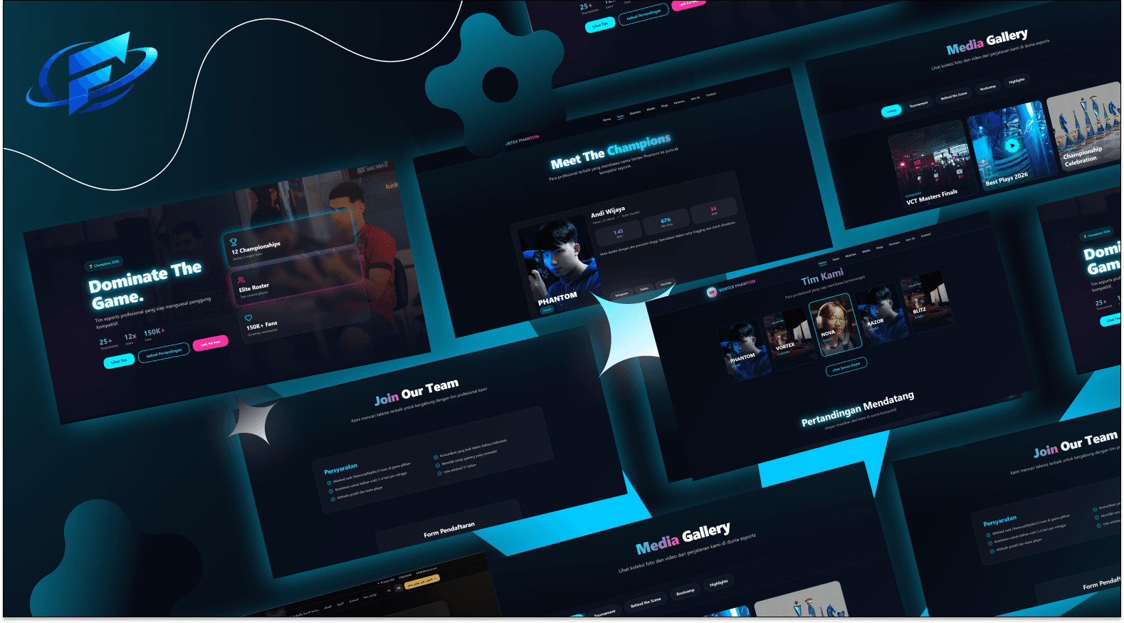 Vortex Phantom Esport Website